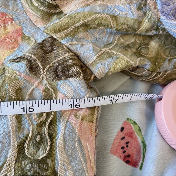 ⭐ 3/$15 Vintage Y2K Analogy Anthropology Petite Multicolored Floral Embroidered - Picture 9 of 14